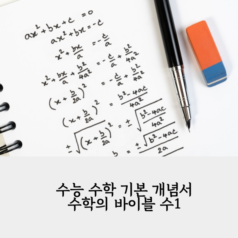 수학의 바이블 수1으로 알아보는 수학 기본개념서 고2수학 수능수학 범위 : 네이버 블로그