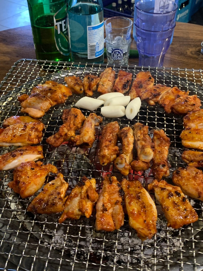 울산 달동 숯불에닭