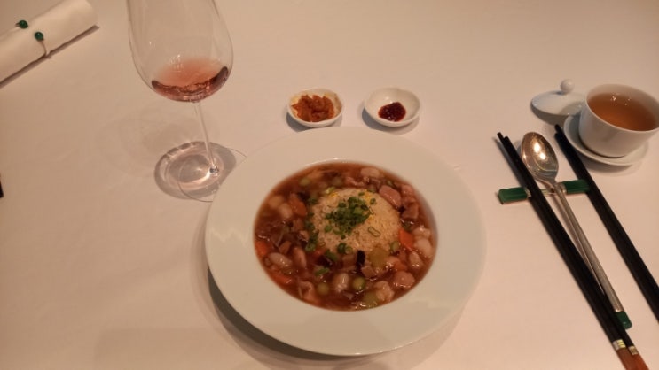  광화문미쉐린맛집 유유안 광동식 콘지, 푸젠식볶음밥, 상하이인삼딤섬