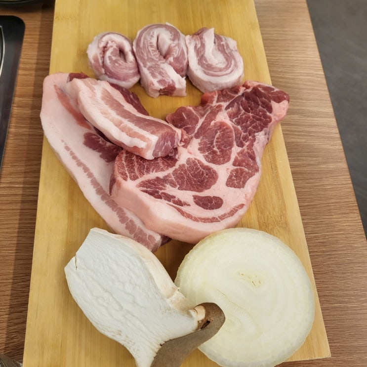  계산택지맛집 숙성잘된 목살, 삼겹살 채돈담