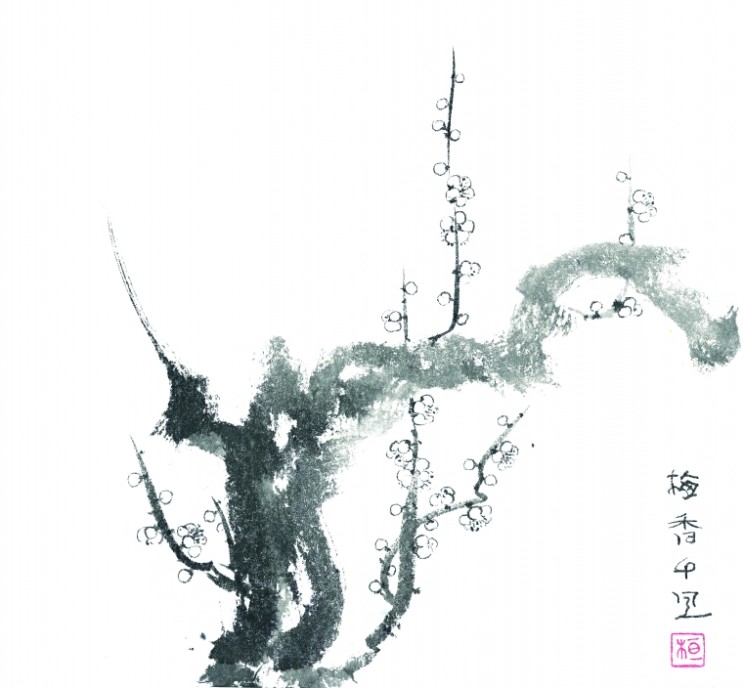 건축가 김석환의 매화그림전 ‘갤러리 꽃피다’