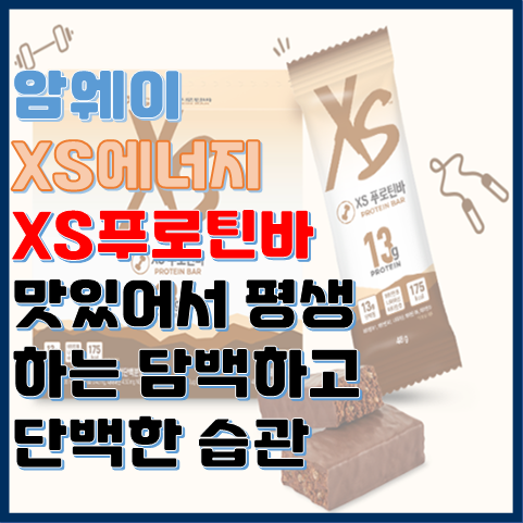 암웨이 XS 푸로틴바 맛있고 담백한 단백한 습관 암웨이 XS 푸로틴바 맛있고 담백한 단백한 습관