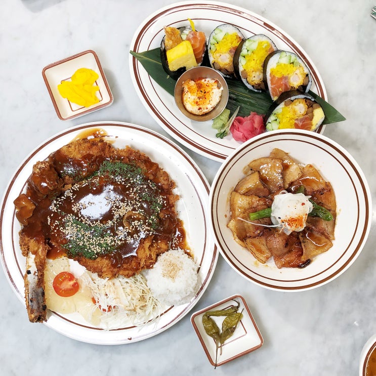  일산 현대백화점 맛집 - 아이와 먹기 좋은 뼈 돈까스 퓨전 일식 초이다이닝