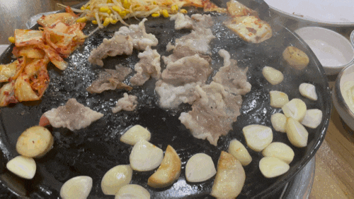  [인천] 장터삼겹살::옛날 감성의 가성비 좋은 솥뚜껑 삼겹살 맛집!! 내돈내산