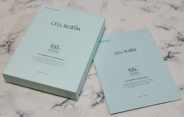  복합적인 피부 고민, 단 1회 사용으로 완벽 케어 '셀블룸 시카 펩타이드 앰플 마스크' 보습, 진정, 탄력 마스크팩 추천!!