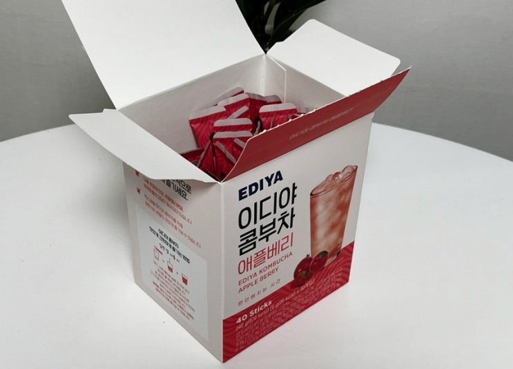 유산균음료 이디야커피추천! 이디야콤부차 애플베리 유산균음료 이디야커피추천! 이디야콤부차 애플베리