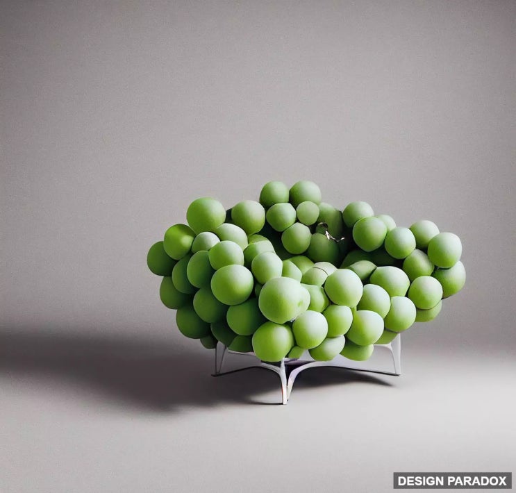  과즙미 뿜뿜? AI에게 과일을 모티브로 한 의자 디자인을 시켰더니...