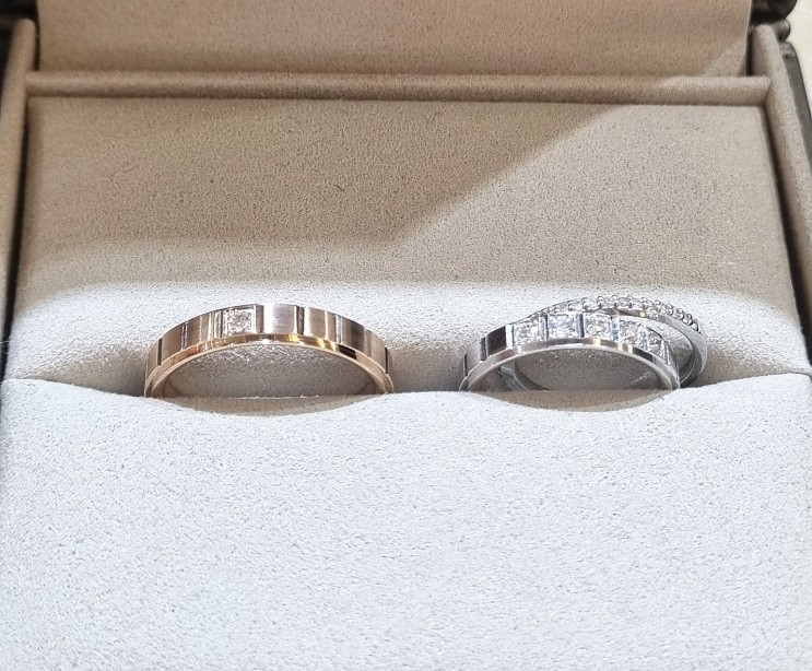 결혼준비(웨딩밴드) : '아크레도' 부산 커스텀 결혼 반지 계약