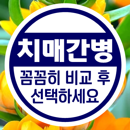 치매보험추천 노인 부모님께 필요한 간병보험비교 후 가입하세요.