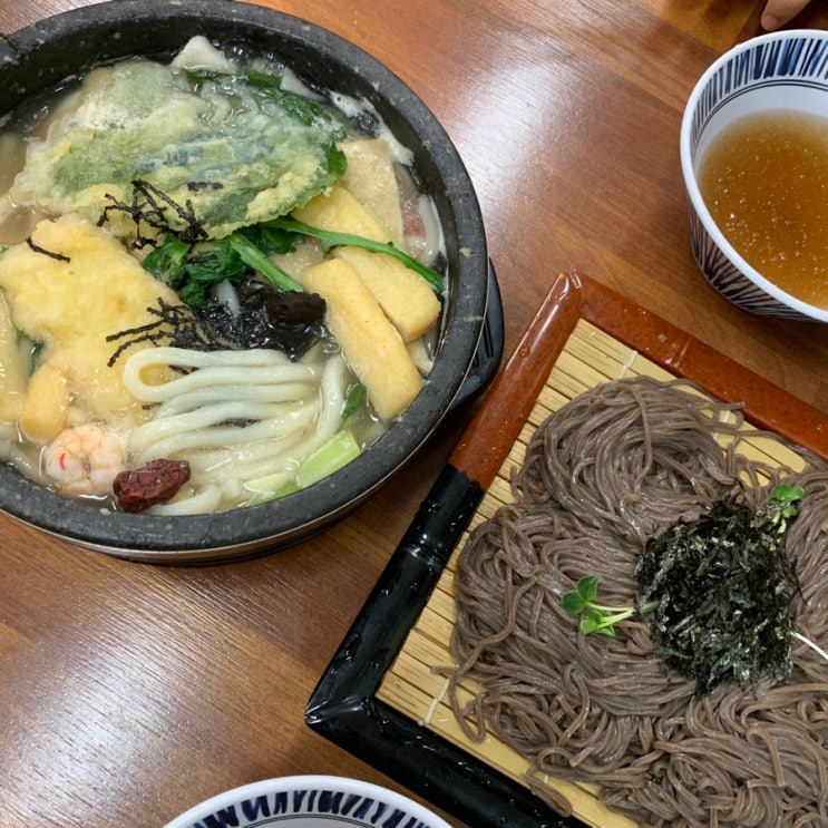  모밀 우동 만두의 정석! 수원 맛집 광교 모우만 모밀우동만두