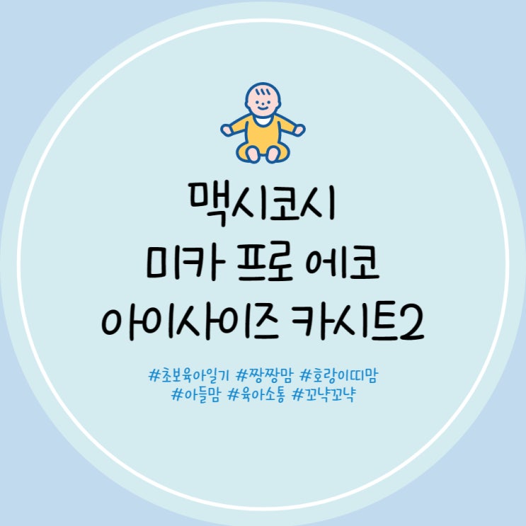  신생아 카시트 맥시코시 미카 프로에코 꼬냑 아이사이즈 카시트 회전형 카시트 추천 설치 및 사용 후기