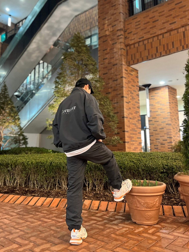 간절기 코디 커버낫 남자 바람막이 자켓 리뷰 오버핏세트 쌈박해