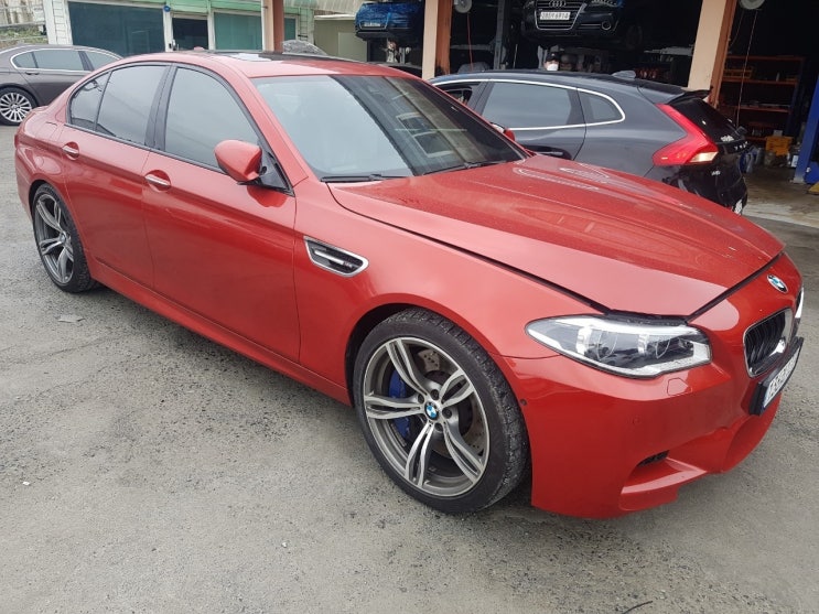 고장차매입 BMW M5 엔진고장 현상 기존 침수차이력 사고차매입