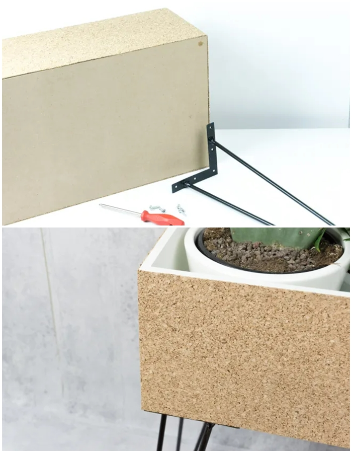 mdf합판 코르크보드로 플랜트박스 목공 DIY 가구 만들기 : 네이버 블로그