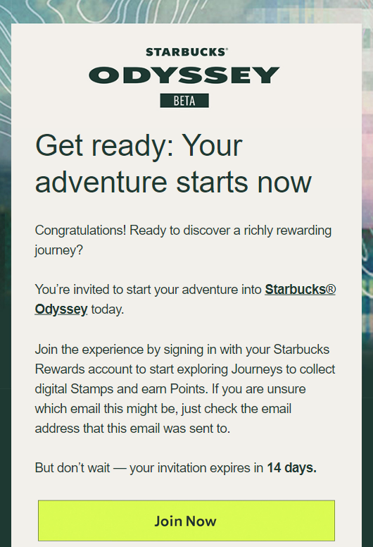 스타벅스 오디세이(Welcome to Starbucks Odyssey)