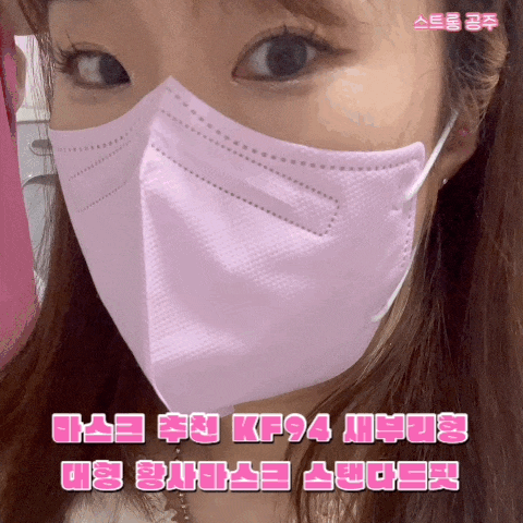  새부리형 마스크추천 화장 번짐 적은 스탠다드핏 KF94 황사방역 2D 마스크 후기