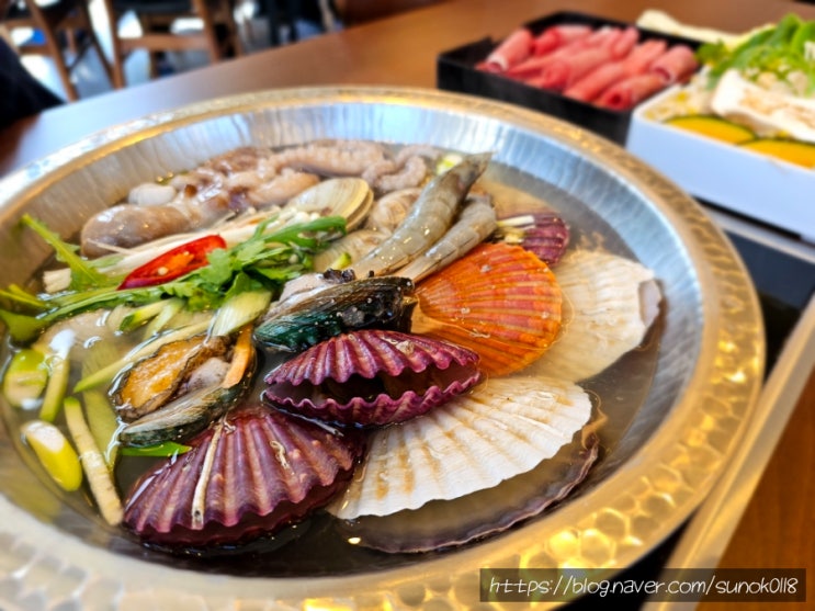  구읍뱃터 맛집 바다곳간 뜨끈한 샤브샤브가 일품