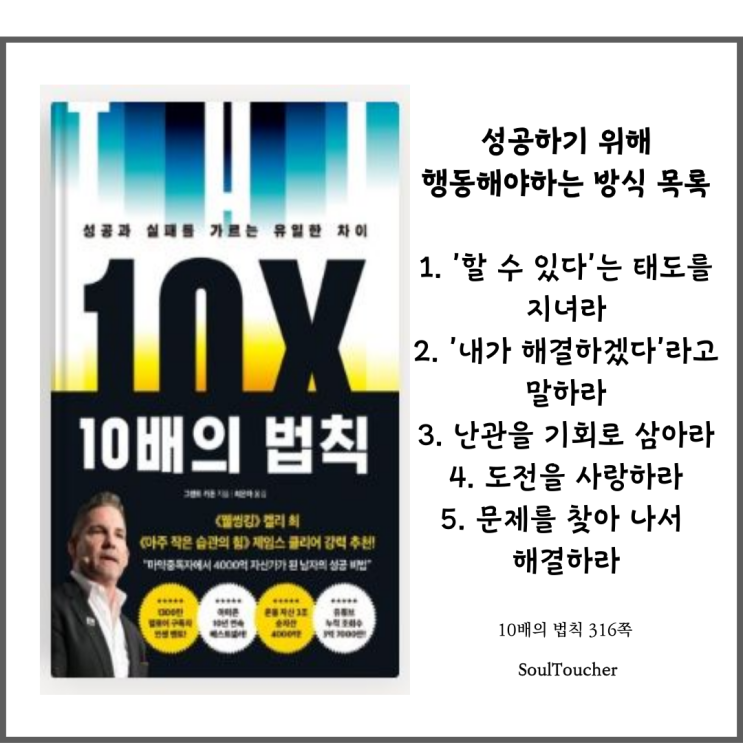 『10배의 법칙』:직면하라