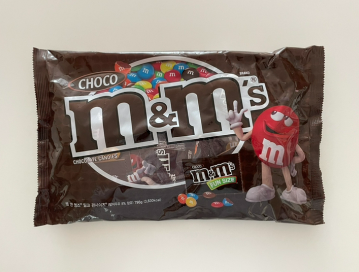  엠앤엠즈(m&m's)밀크 펀사이즈, 발렌타인데이&화이트데이 초콜릿으로도 좋아요!