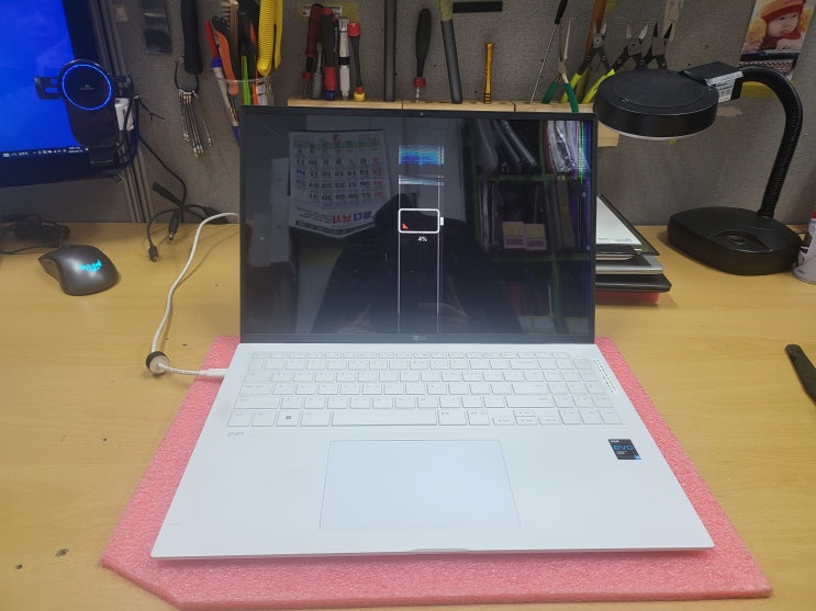  LG 16그램 노트북16Z95P-GR50K 액정 화면파손 액정교체