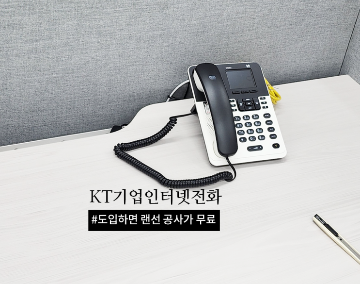  KT 기업인터넷전화 설치, 요금 및 사무실 랜공사 지원