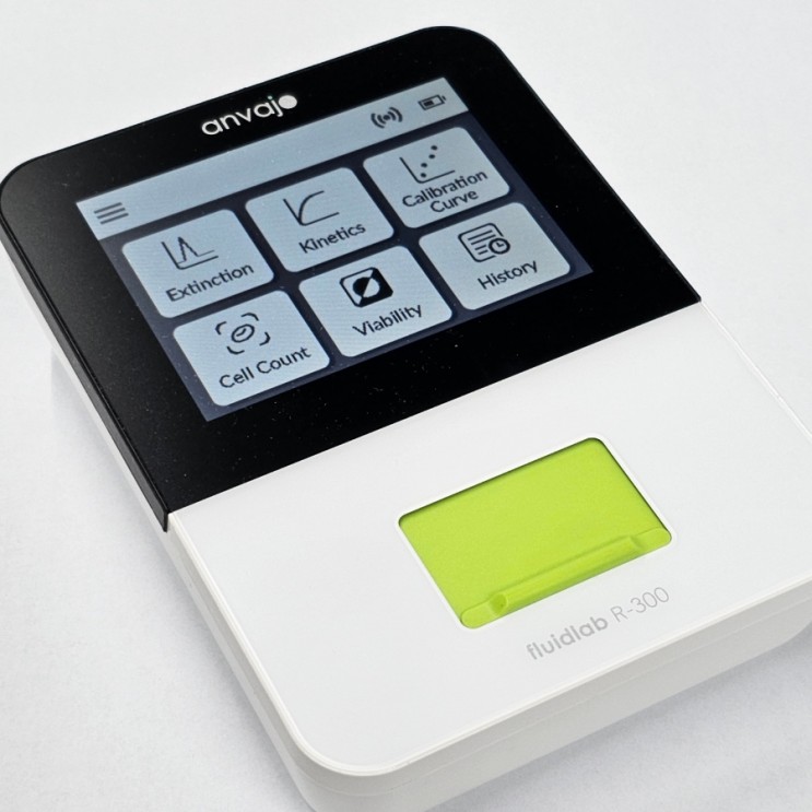 Anvajo : fluidlab R-300 Cell counter & Spectrophotometer 셀카운터