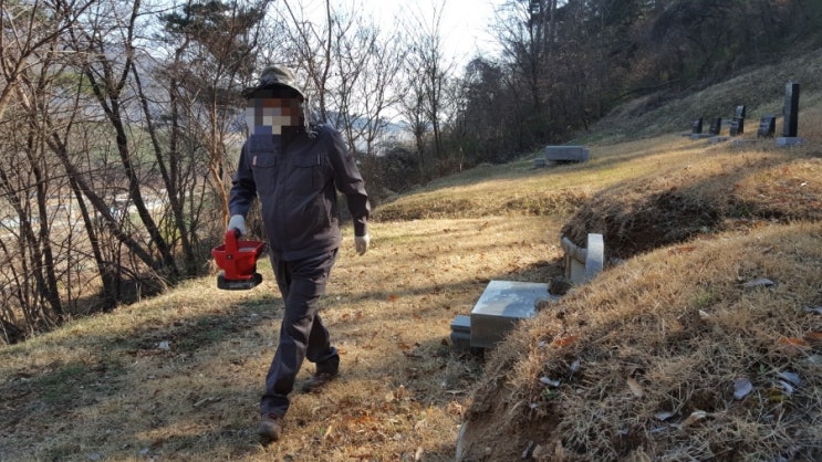 산소 잡초 뽑고 발아억제제 뿌렸어요