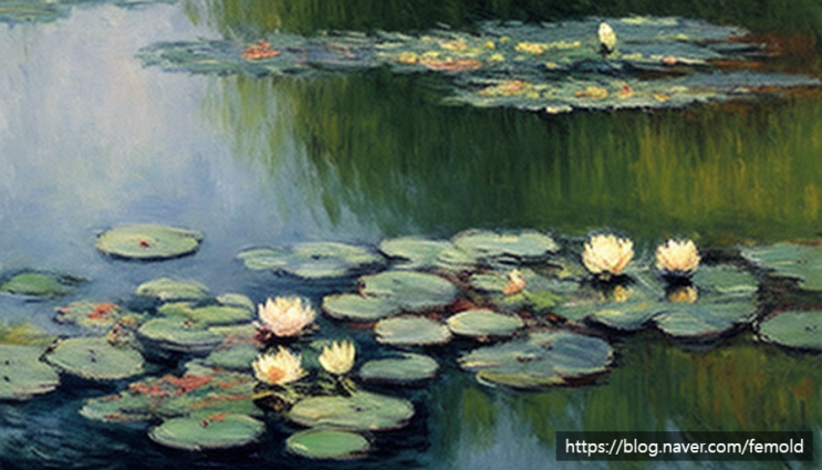그림소설 : 클로드 모네의 수련(Water Lilies by Claude Monet.) - 빛의 춤