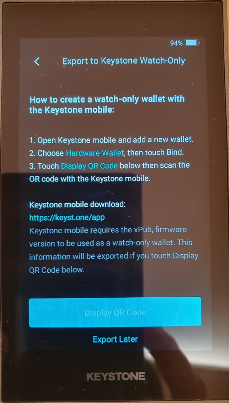 비트코인 지갑 만들기[키스톤(Keystone) 월렛 1편] : 네이버 블로그