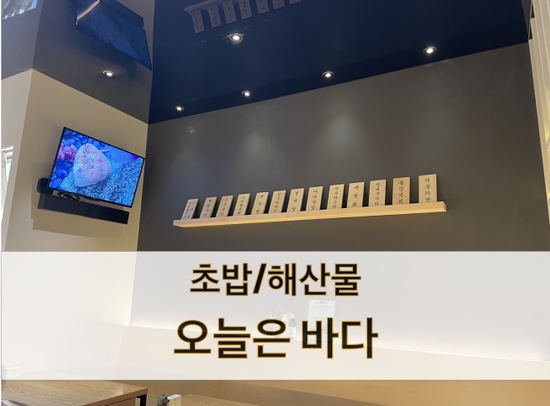  [맛집] 일산 대화마을 초밥/해산물 오늘은 바다