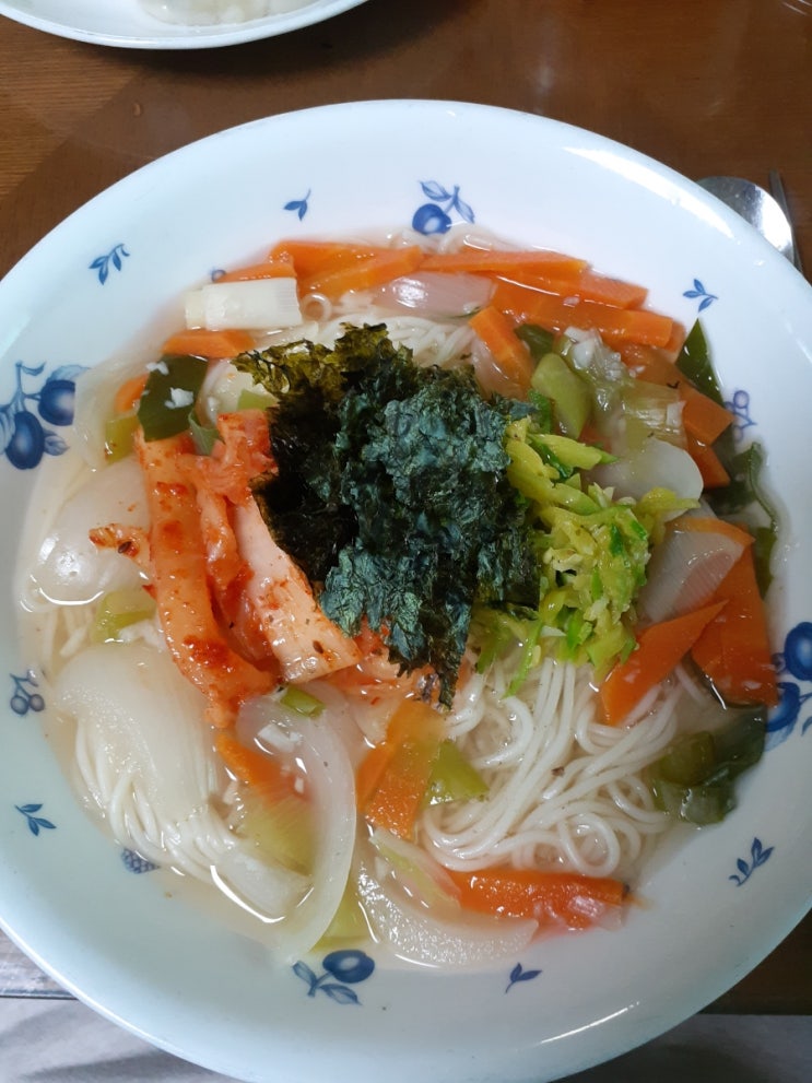  호박볶음, 장터국수? 잔치국수만들기