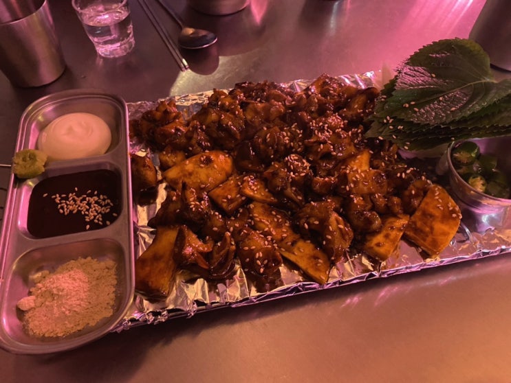  레트로 갬성 넘치고 백골뱅이가 맛있는 송리단길술집 놀잇터