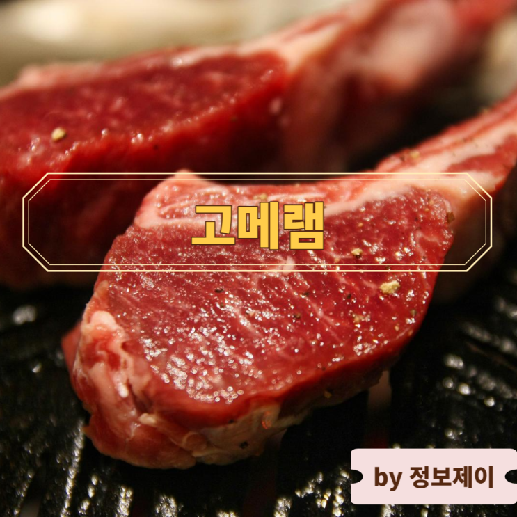  [교대역 맛집] 최고의 맛을 선사하는 교대 양고기 맛집 "고메램 교대점"
