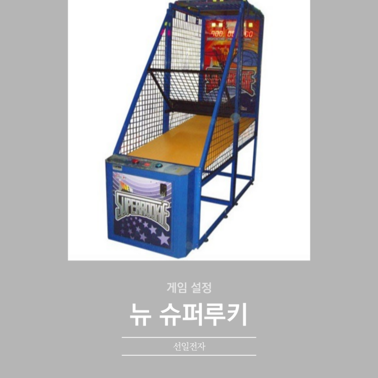  뉴 슈퍼루키 게임설정