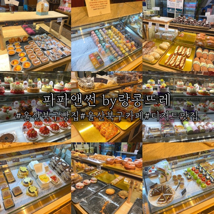  울산 북구 대형 빵 카페 파파앤썬 by랑콩뜨레!