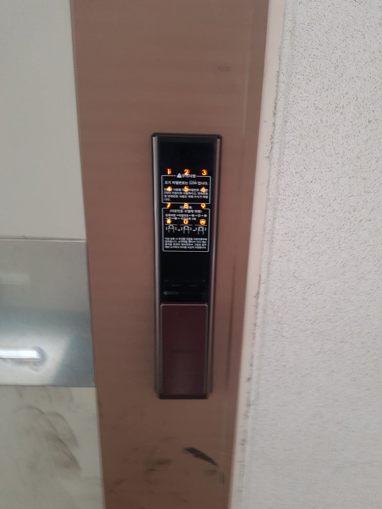  [일산열쇠,일산도어록]고양시 일산동구 장항동 코오롱레이크폴리스3차오피스텔  삼성 푸시풀 도어락 SHP-DP751 번호키 교체 설치 출장열쇠집(일산번호키,일산도어락)