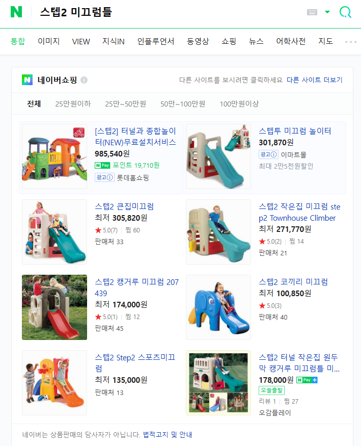 스텝2 큰집 미끄럼틀, 당근마켓으로 구매! 아이들 아지트가 되어버림.