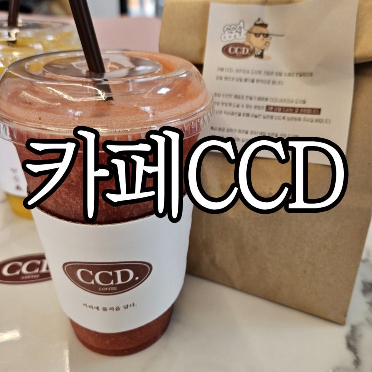  창원상남동카페 도넛 맛집 카페CCD 창원상남점