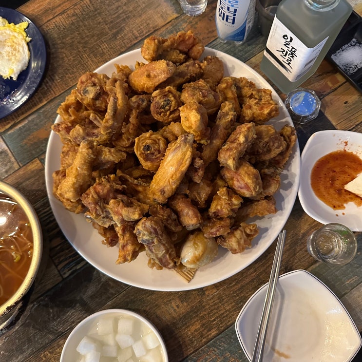  토종닭치킨 사이즈가 미친 쪽방집별관 대흥동술집