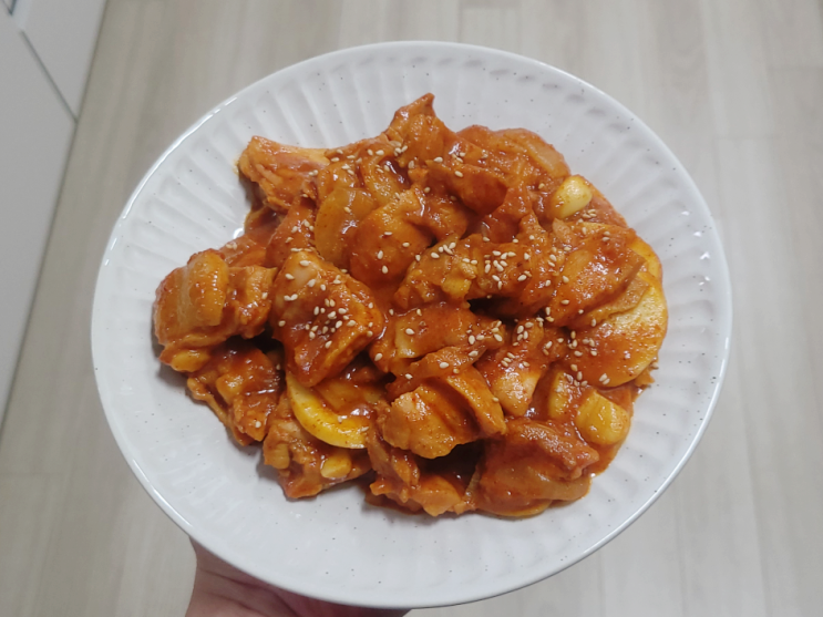  100% 국내산 닭 다리 살만 사용해 부드럽고 쫄깃한 닭갈비 추천!!「오도푸드 양념닭갈비」