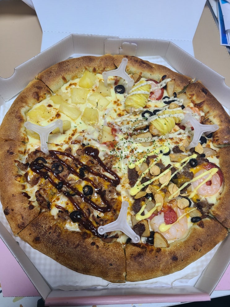  [내돈내산] 한판에 여러맛을 나눠담을수 있는 피자집_피자플렉스 독산점