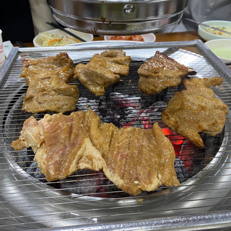  깔끔하니 맛있었던 영등포 돼지갈비 삼화숯불갈비