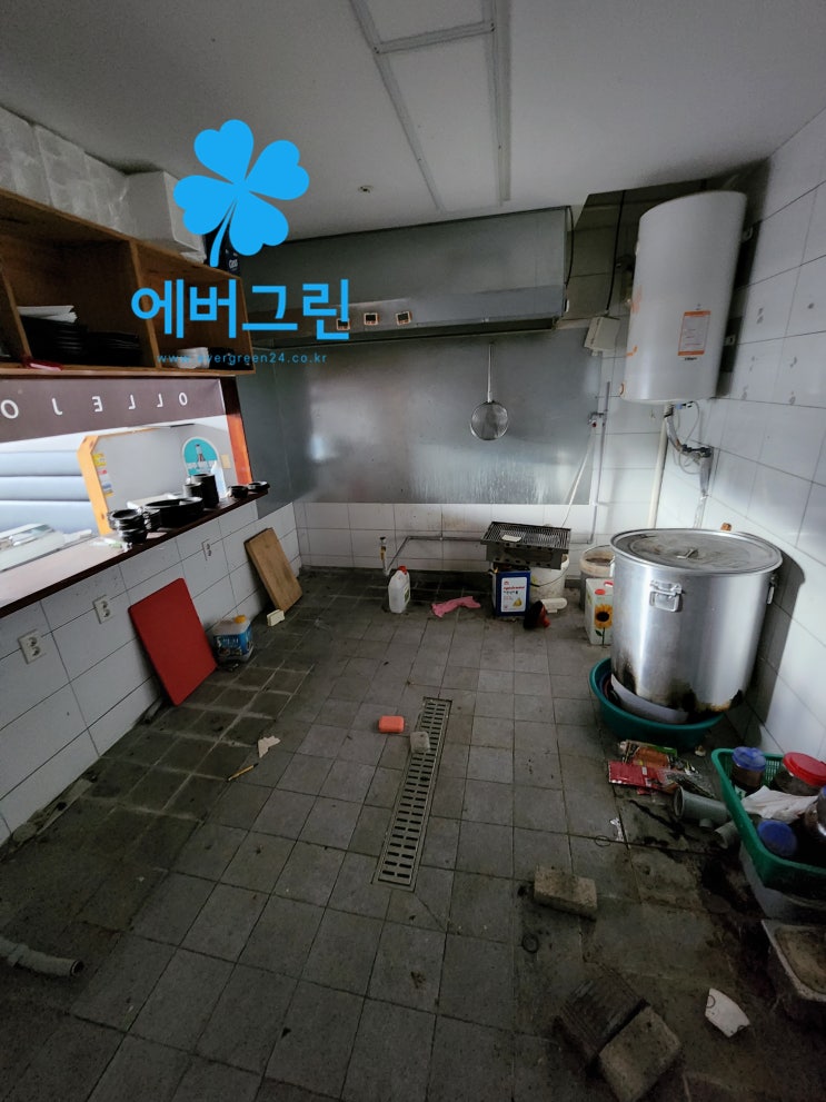  경기도 수원 상가 간접화재청소 특수청소 에버그린 업체 비용