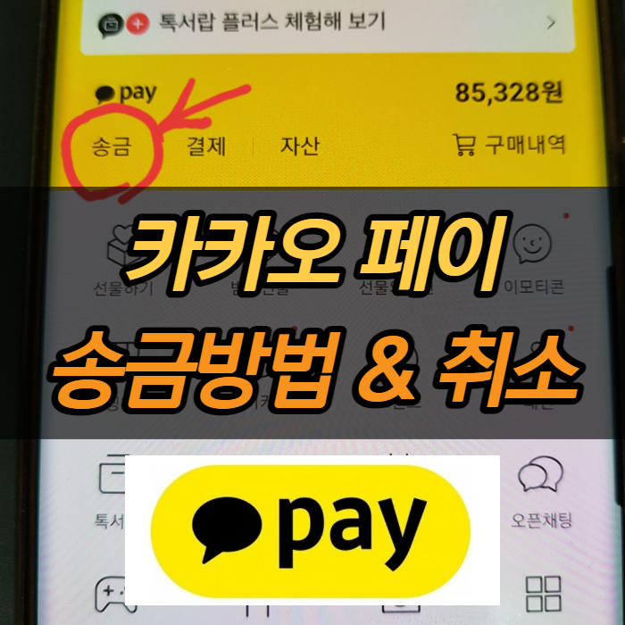  카카오페이 송금하는 방법 (feat. 송금취소하기)