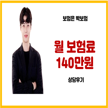  50대 여성 한달 보험료 140만원 빡보험 컨설팅 후기