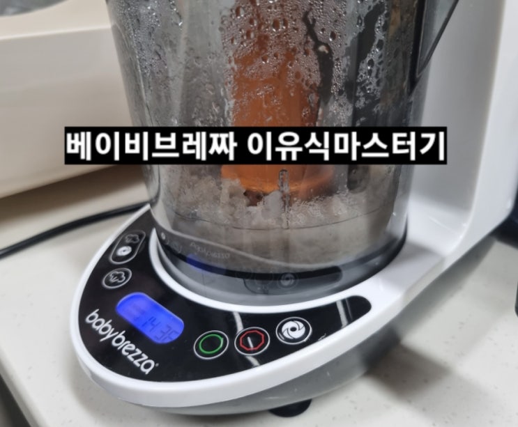  베이비 브레짜 이유식 마스터기 사용후기 아기 이유식 시기 보관 방법
