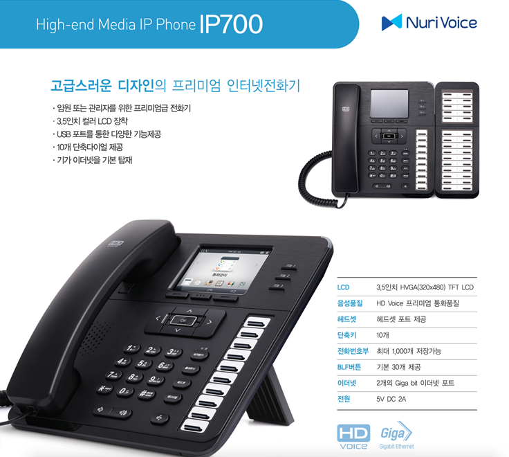 기업 인터넷전화기 종류