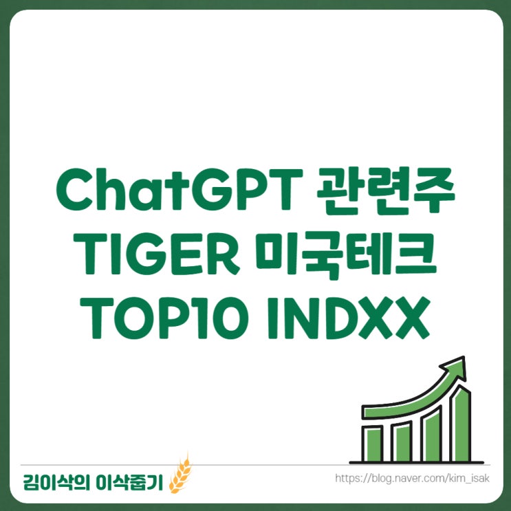 ChatGPT 관련주, TIGER 미국테크TOP10 INDXX