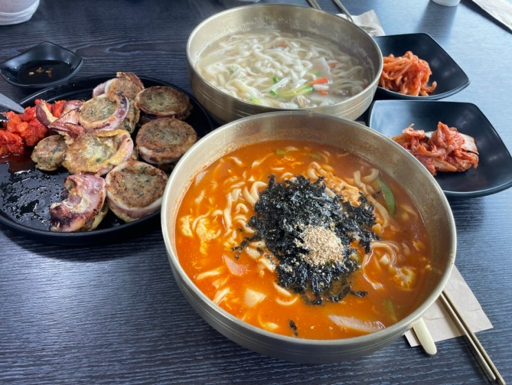  동명동맛집 영금정바우네칼국수 영금정 맛집 추천
