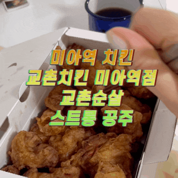  미아역 치킨 교촌치킨 미아역점 교촌순살 후기 미아 치킨 포장 맛집